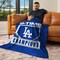 MLB Los Angeles Dodgers 2025 World Series Multi Champ Unleashed Silk Touch Throw Blanket 50 x 60 inches